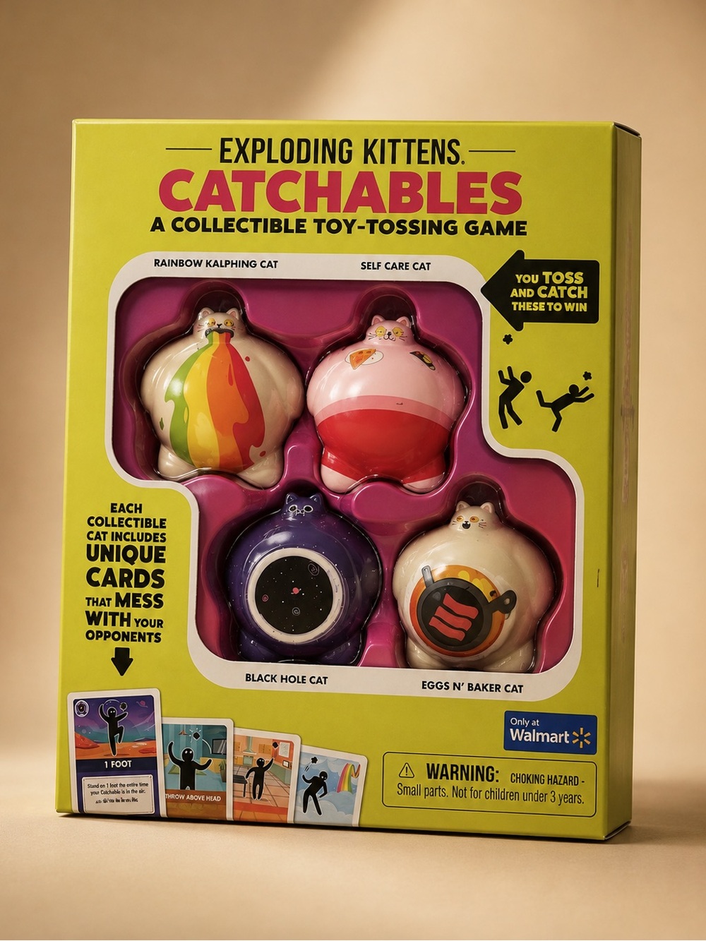 Exploding Kittens Catchables Collectible Toy Tossing Game